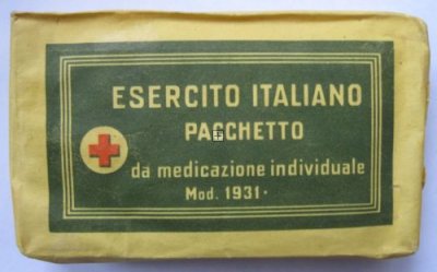 ITALIA PACCHETTO DI MEDICAZIONE INDIVIDUALE MODELLO 1931 E.I.