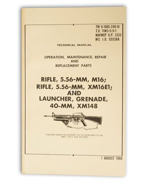 MANUALE US RIFLE M16A1,M16E1