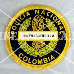 PATCH POLICIA NACIONAL COLOMBIA CONTRAGUERRILLA