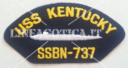 US PATCH DA BERRETTO USS KENTUCKY SSBN-737 ORIGINALE - Clicca l'immagine per chiudere