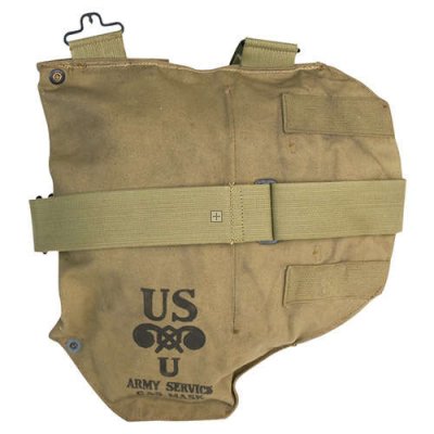US CUSTODIA MASCHERA ANTIGAS MIVA1 KAKI ORIGINALE COME NUOVO