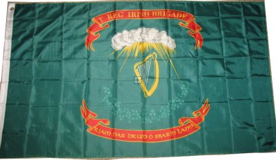 US BANDIERA 1ST REGIMENT IRISH BRIGADE RIPRODUZIONE