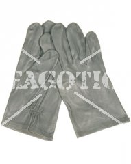 BW UNLINED GLOVES GREY LEATHER ORIGINAL USED