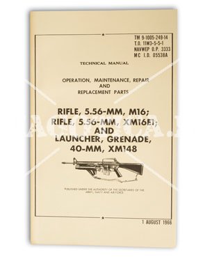 MANUALE US RIFLE M16A1,M16E1 - Clicca l'immagine per chiudere