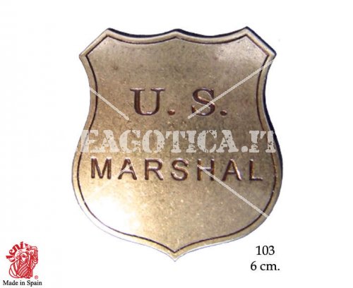 DISTINTIVO IN METALLO U.S. MARSHAL - Clicca l'immagine per chiudere