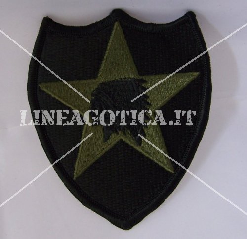 US PATCH 2ND INFANTRY DIVISION INDIAN HEAD SUBDUED ORIGINALE - Clicca l'immagine per chiudere