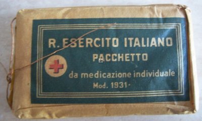 ITALIA PACCHETTO DI MEDICAZIONE INDIVIDUALE MODELLO 1931 R.E.I.