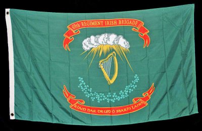 US BANDIERA 69TH REGIMENT IRISH BRIGADE RIPRODUZIONE