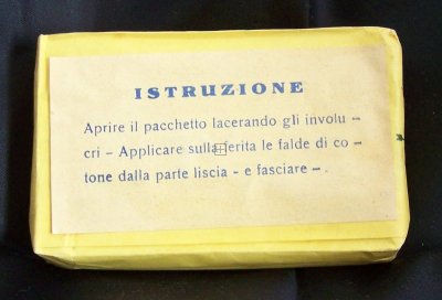ITALIA PACCHETTO DI MEDICAZIONE INDIVIDUALE MODELLO 1931 E.I.