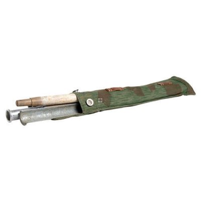 WH SHELTER HALF POLES IN SPLINTER CAMO POUCH (SWISS)