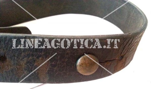 CINGHIA FUCILE CARCANO 91 LARGA CON BOTTONE IN OTTONE (ORIGINALE - Clicca l'immagine per chiudere