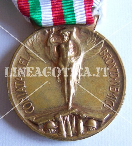 ITALIA MEDAGLIA COMMEMORATIVA WW1 1920 ORIGINALE - Clicca l'immagine per chiudere