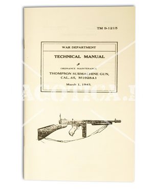 MANUALE US SMG THOMPSON M28A1 (TM9-1215) - Clicca l'immagine per chiudere