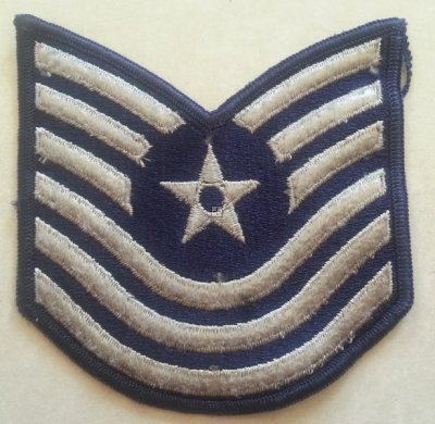 USAF GRADO MASTER SERGEANT VECCHIO TIPO ORIGINALE
