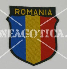 SS ROMANIA PATCH DA BRACCIO VOLONTARI RIPRODUZIONE