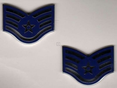 US AIR FORCE MOSTRINE (COPPIA) STAFF SERGEANT
