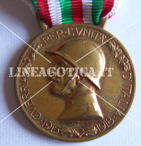 ITALIA MEDAGLIA COMMEMORATIVA WW1 1920 ORIGINALE - Clicca l'immagine per chiudere