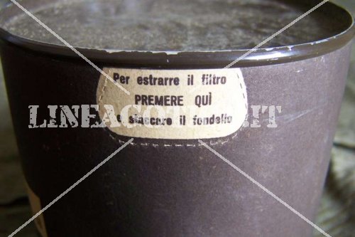 ITALIA FILTRO MASCHERA ANTIGAS 35/58 ORIGINALE SCATOLA INTEGRA - Clicca l'immagine per chiudere