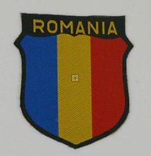 SS ROMANIA PATCH DA BRACCIO VOLONTARI RIPRODUZIONE