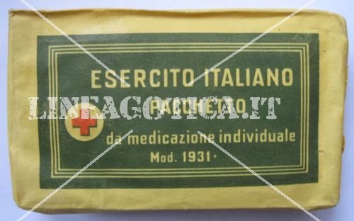 ITALIA PACCHETTO DI MEDICAZIONE INDIVIDUALE MODELLO 1931 E.I. - Clicca l'immagine per chiudere