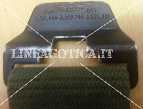 US CINTURONE M1967 NYLON FIBBIA DAVIS ORIGINALE - Clicca l'immagine per chiudere