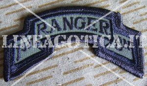 US PATCH 1ST RANGER BN. SUBDUED