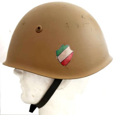 ITALIA ELMETTO M33 R.S.I. WW2 RIPRODUZIONE