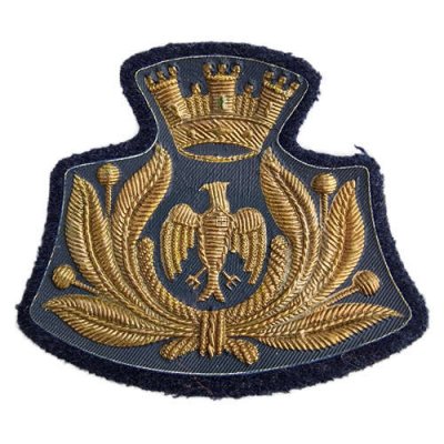 ITALIA FREGIO DA BASCO AERONAUTICA MILITARE ORIGINALE