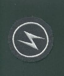 BW LW PATCH FULMINE (COMUNICAZIONI)