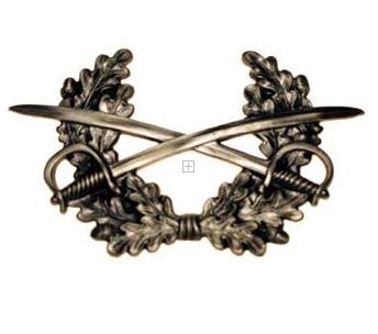 BW FREGIO DA CAPPELLO ESERCITO IN METALLO