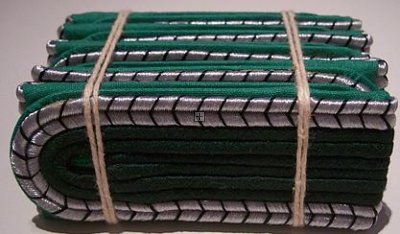 NVA COPPIA SPALLINE POLIZIA GRADO UNTERWACHTMEISTER