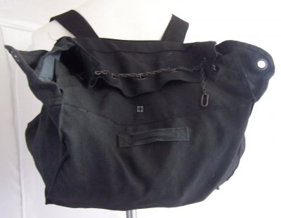 ITALIA ZAINO / BORSA MARINA MILITARE NERO USATO