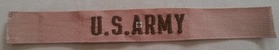 US ARMY DESERT TAB ORIGINAL