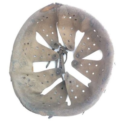 ITALIAN LEATHER FOR HELMET M33 ORIGINAL VERY USED