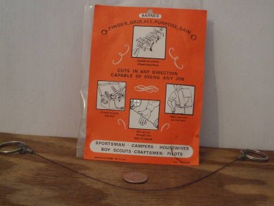 BARNES WIRE SAW WITH RINGS ORIGINAL