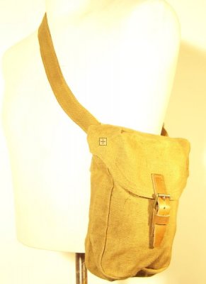 ITALIA BORSA TRACOLLA KHAKI CON GANCIO METALLO ORIGINALE