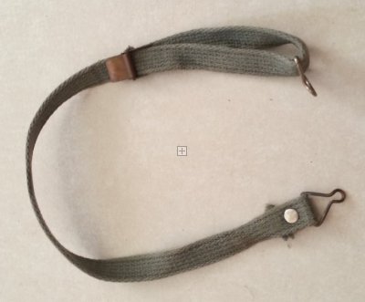 US M1 HELMET LINER CHINSTRAP CANVAS OLIVE USED