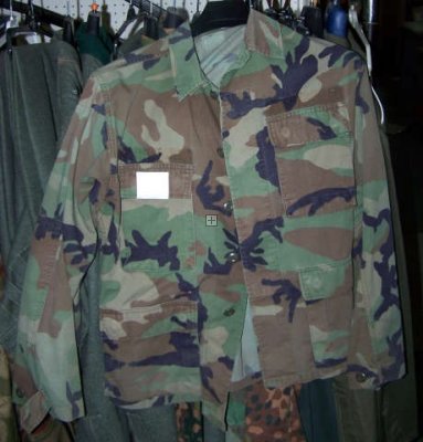 US COMPLETO BDU WOODLAND USATO