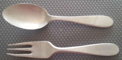 ITALIA POSATE ESERCITO (COME WW2) ORIGINALE USATO