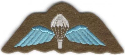 BRITISH PARATROOPER CLOTH BADGE (REPRO)
