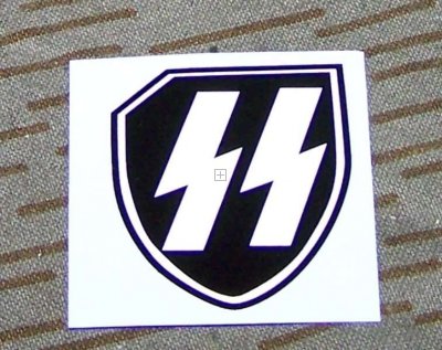 DECAL ELMETTO SCUDETTO SS-LEIBSTANDARTE A.H. (LAH)