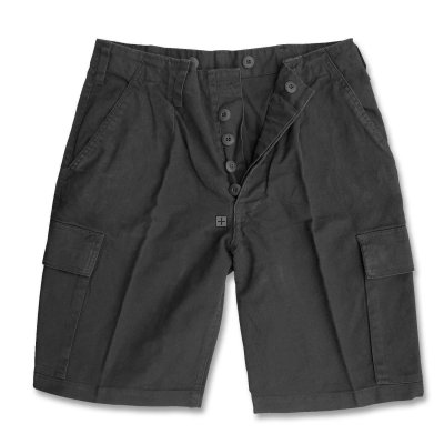 BW BERMUDA MOLESKIN PRELAVATO NERO COME NUOVO