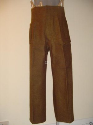 GB PANTALONI BATTLEDRESS P40 RIPRODUZIONE